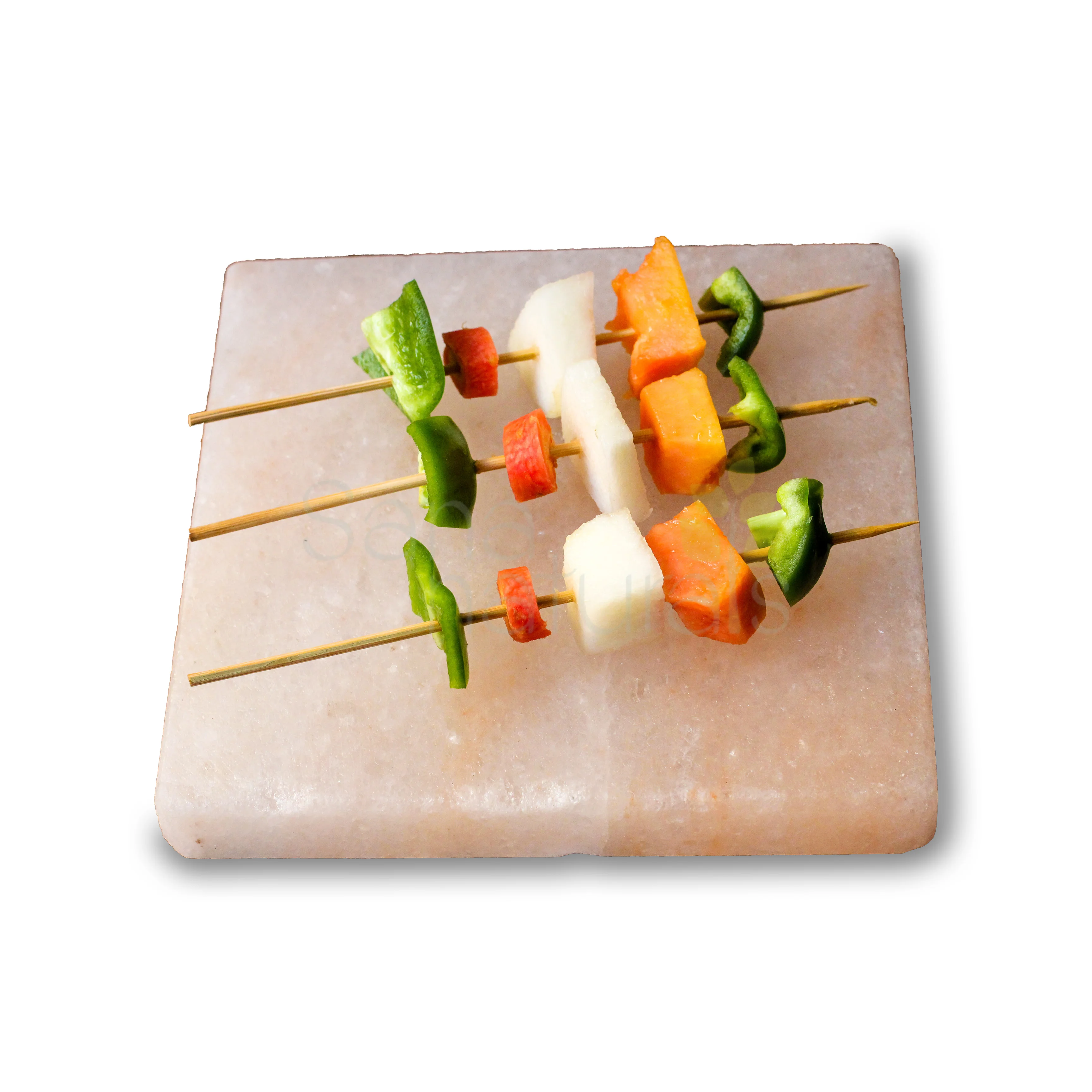 Square Shaped Cooking Salt Plate / Food Grade Salt Plate for Cooking / Pink Edible Salt Plate