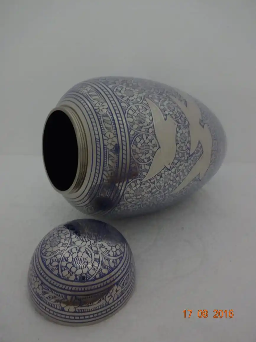 Высококачественные урны для кремации с полностью гравировкой внизу из Индии похоронные