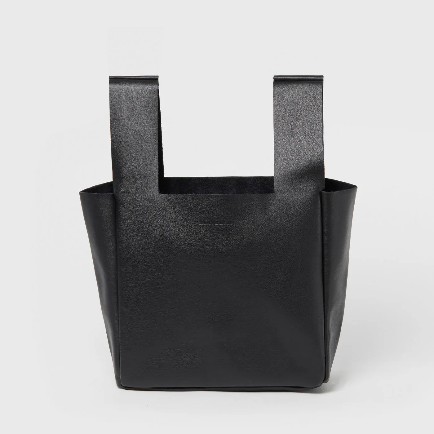LONGLAI JEKYLL&HYDE SMALL TOTE BAG RICH BLACK