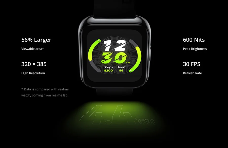 Смарт-часы Realme Watch 2 Pro с цветным дисплеем 1 75 дюйма GPS 90 спортивных