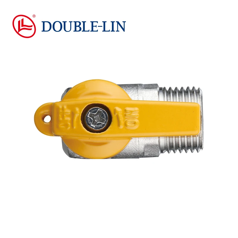 Латунные газовые регулирующие клапаны EAC 1/2X1/2 дюйма с наружной резьбой без утечки