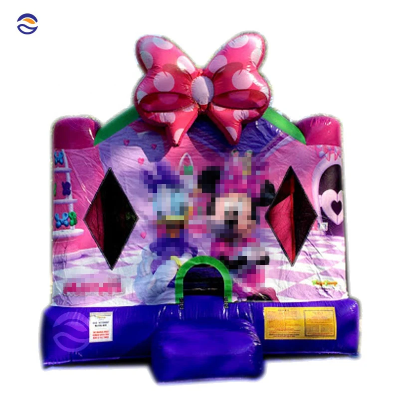 Inflatable Mickey Minnie Mouse Jumping Bouncer Slide Bouncy Castle Bounce House
