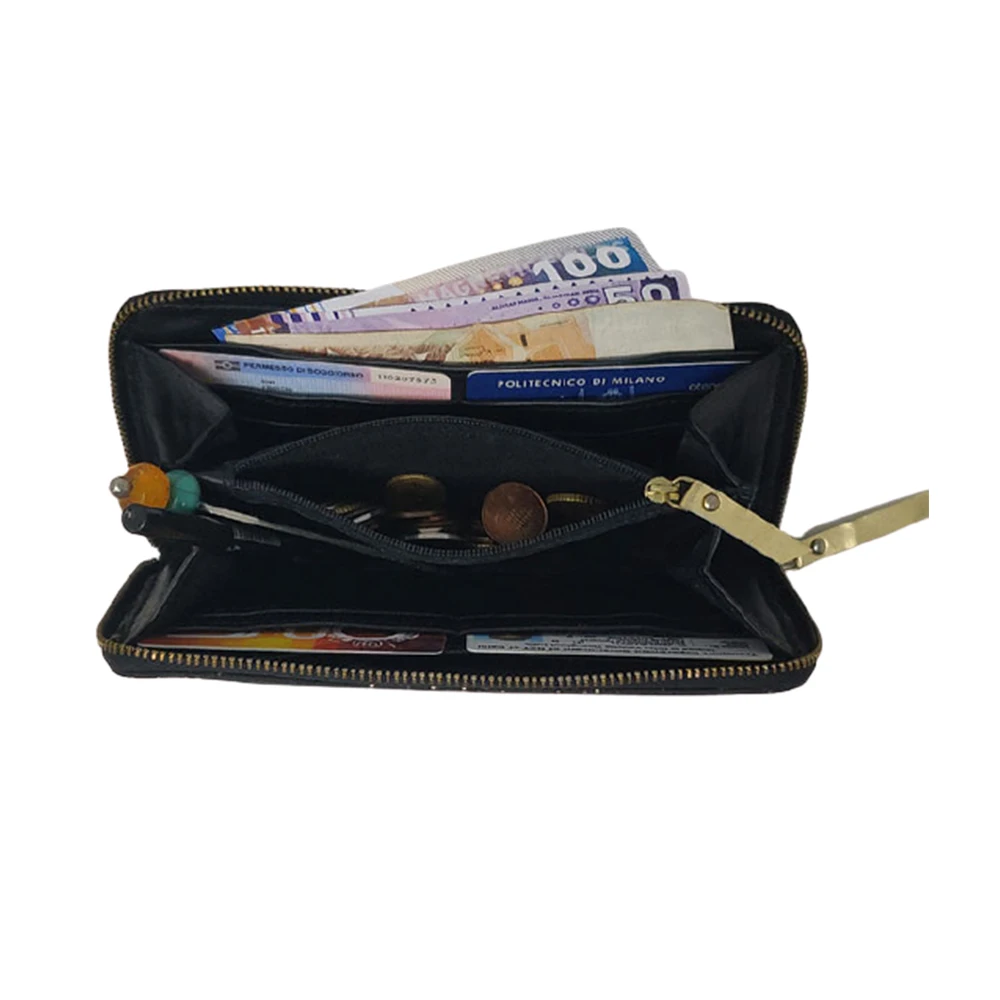 
Новый дизайн, Индивидуальный Женский бумажник, итальянский бумажник на молнии, производитель и поставщик кошельков, Женский бумажник из чистой кожи 