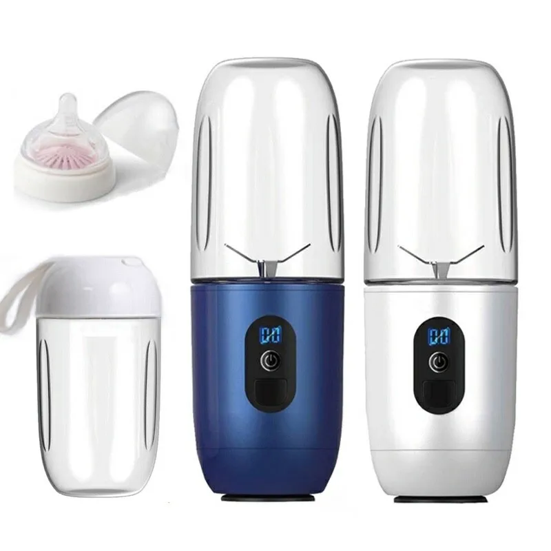 OEM portable personal blender mixer cup juicer, smoothie rechargeable baby cooker mini usb hand blender electric portable
