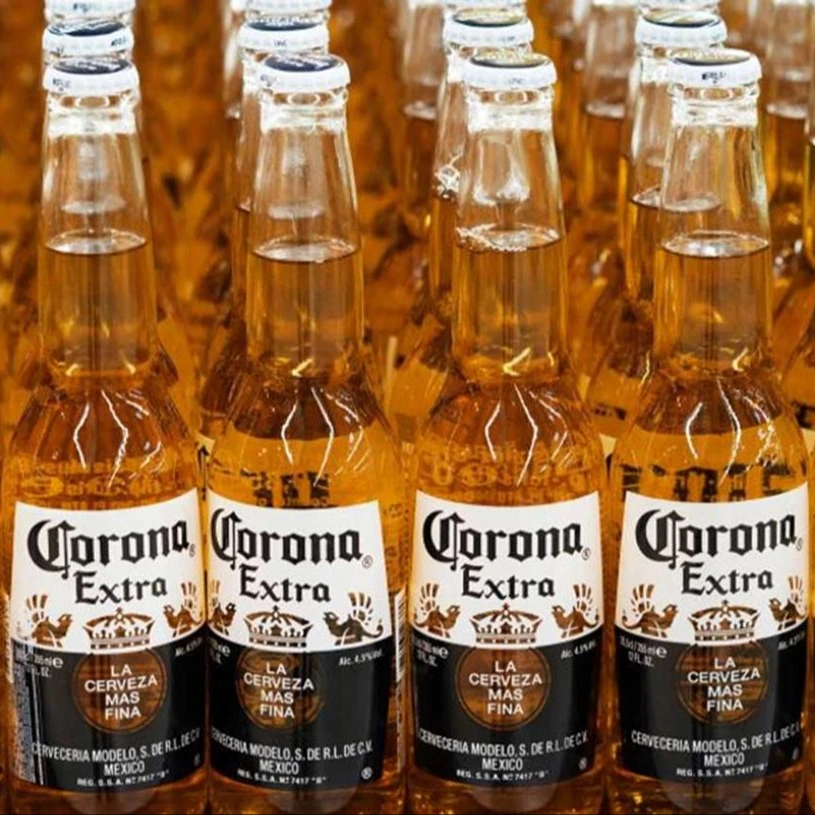 Корона Экстра Лагер пиво 330 мл банка