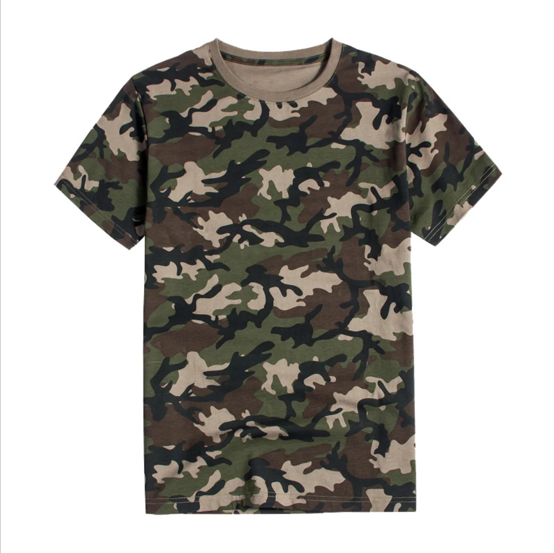 
Wholesale OEM Army Uniform T Shirt Short SleeveCombat Military Shirt, Camouflage Military Uniform 