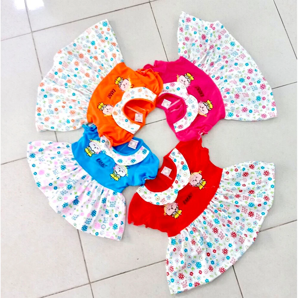 Summer new design clothes baby girls boutique clothing baby girl summer dress made in Vietnam