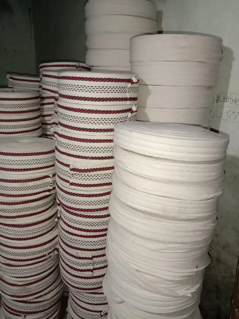 High Quality Organic Cotton Niwar Tape Wholesale Niwar for Multi Use Heavy Duty Nawar for Tent Tarpaulin