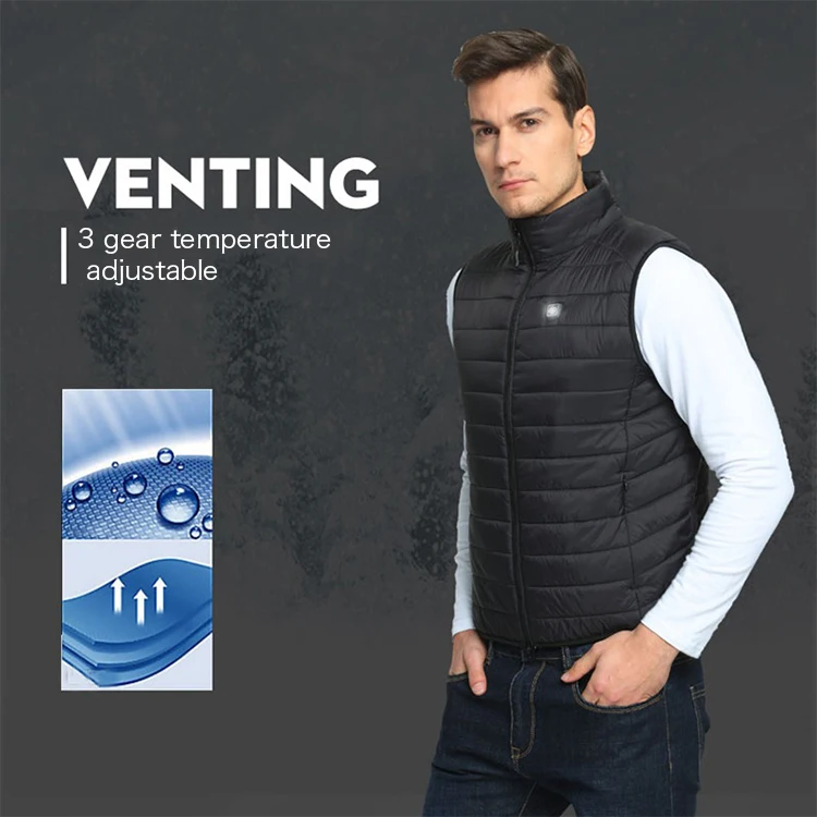 
5V heated usb vest outdoor men heating vest hot vest 