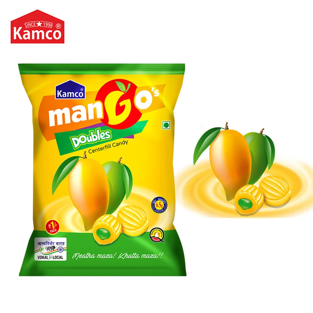 High Quality Mango Doubles Center Filled Candy | Kamco Center Filled Candy