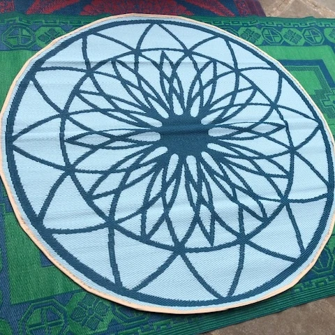 Пластиковый коврик, полипропиленовые коврики, круглые коврики