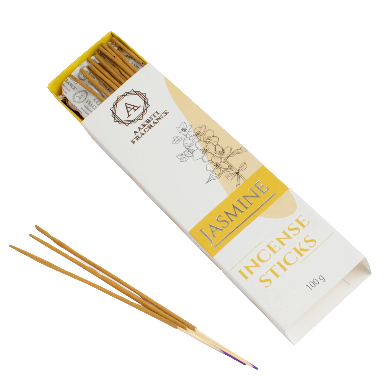 Standard Quality Home Fragrance Jasmine Incense Sticks for Meditation Healing Available at Affordable Price