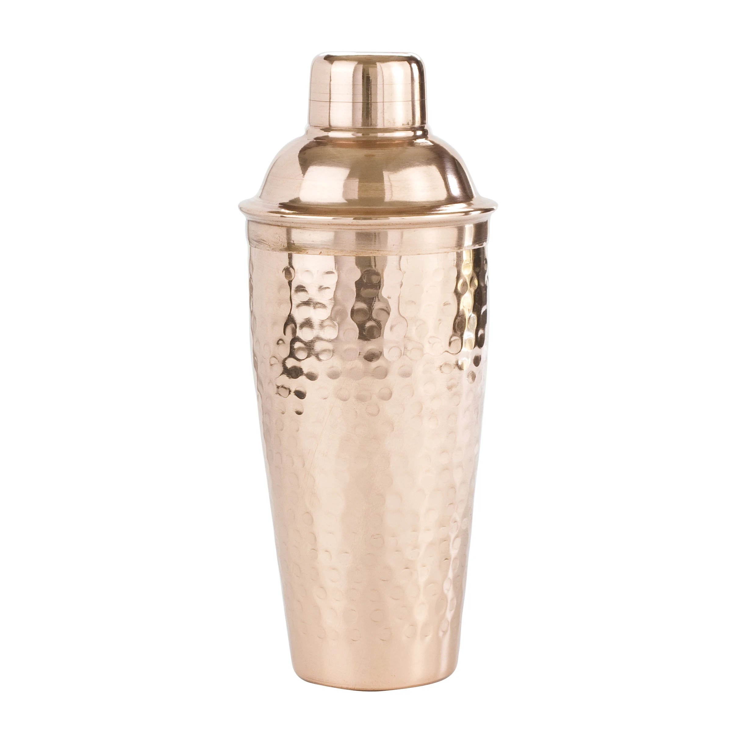 Stainless steel single gift cocktail bar shakers bartender rose gold cocktail weighted shaker for customized size