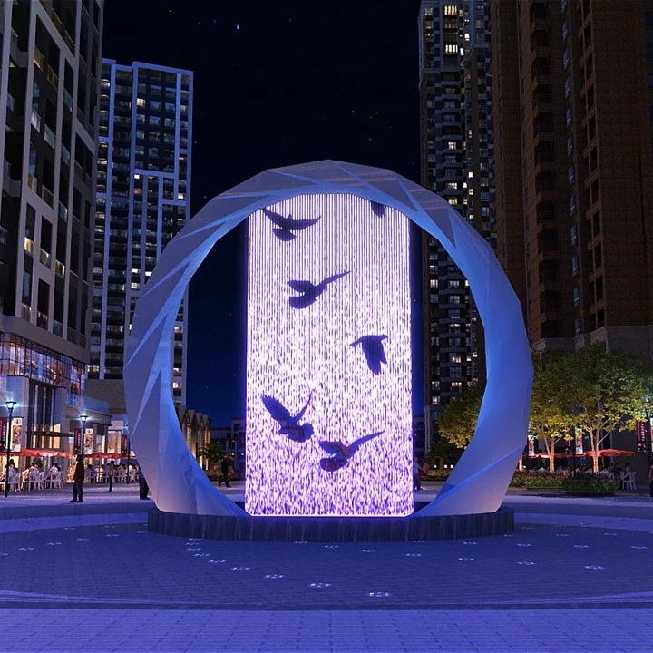 Garden Small Music Fountain Show with Arche