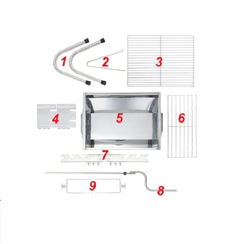 Hot Product Outdoor Camping  Rotary BBQ Grill with Motor made in Vietnam Supplier