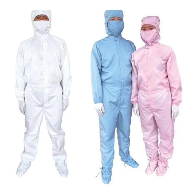 
 Комбинезон Cleanroom комбинезон антистатический комбинезон ESD (CR) для лаборатории/фармацевтики  
