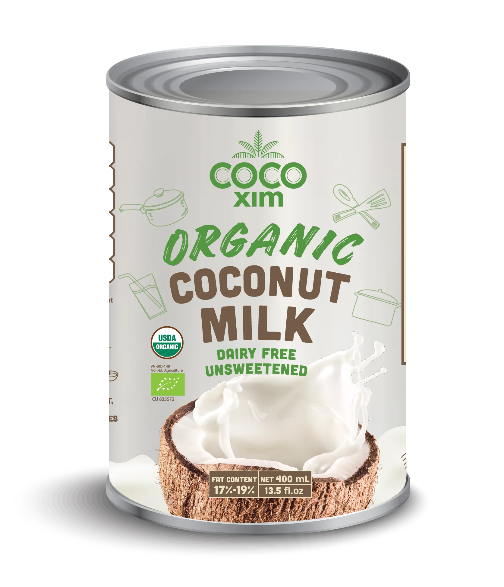 Cocoxim Coconut Milk for COOKING curry, cake, ... Made in Vietnam - OEM accepted - +84 354 669 243 - Ann Phan