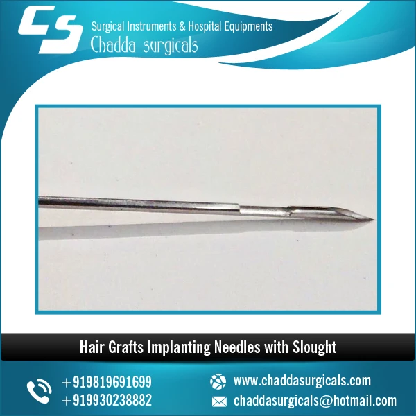 Ведущий дилер высококачественных хирургических инструментов для имплантации волос иглы с сутулой