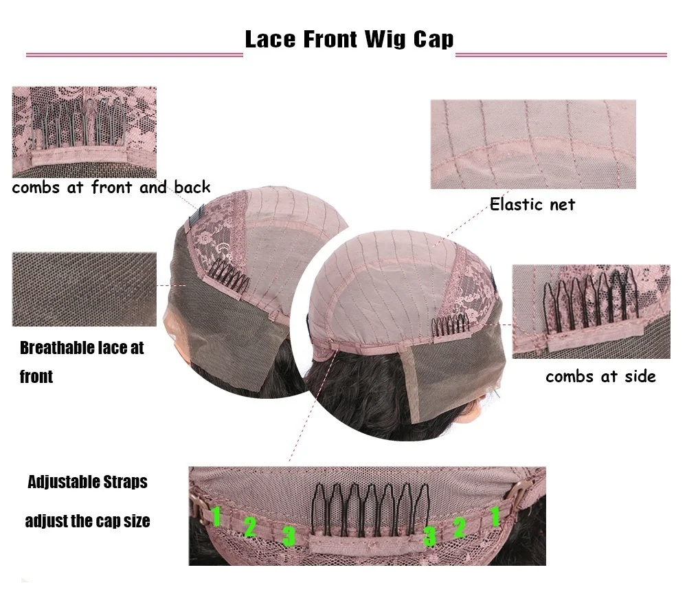 High Quality 13x4 Lace Front Wig 1B/27 Glueless Pre-Plucked Brazilian Virgin Hair Bob Wig 100% Human Hair Wig For Women