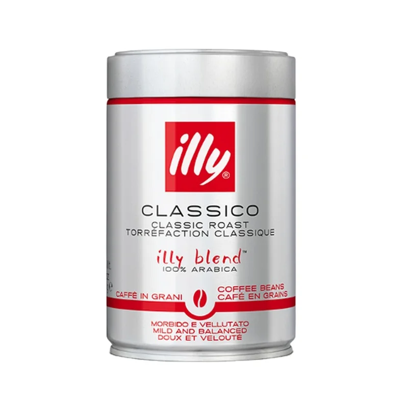 Best Quality Made in Italy ILLY 250 GR GROUND COFFEE CLASSICO TIN For Export