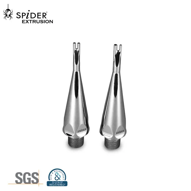 tungsten carbide spiral die nipple plastic extrusion mould for plastic