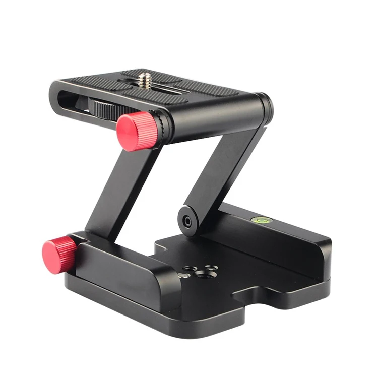 Гибкая Складная головка штатива Z-типа 1/4 дюйма с крепежным винтом, алюминиевые детали, дизайн под заказ