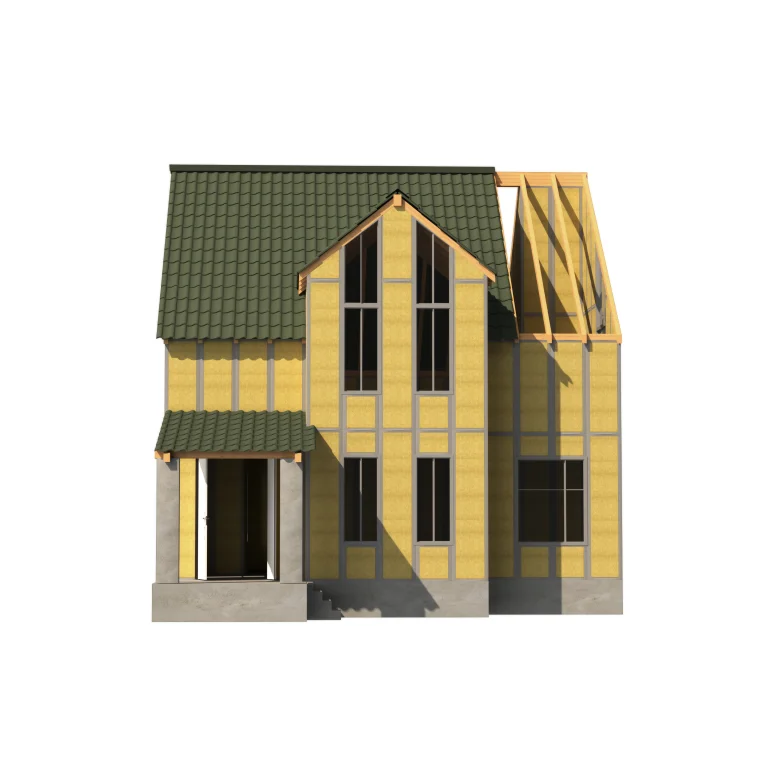 A021 - High quality low cost eco-friendly house 95 m2