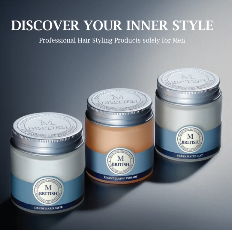 
[BRITISH M] Dandy Hard Paste/Regent Classic Pomade/Urban Matte Clay 100g 