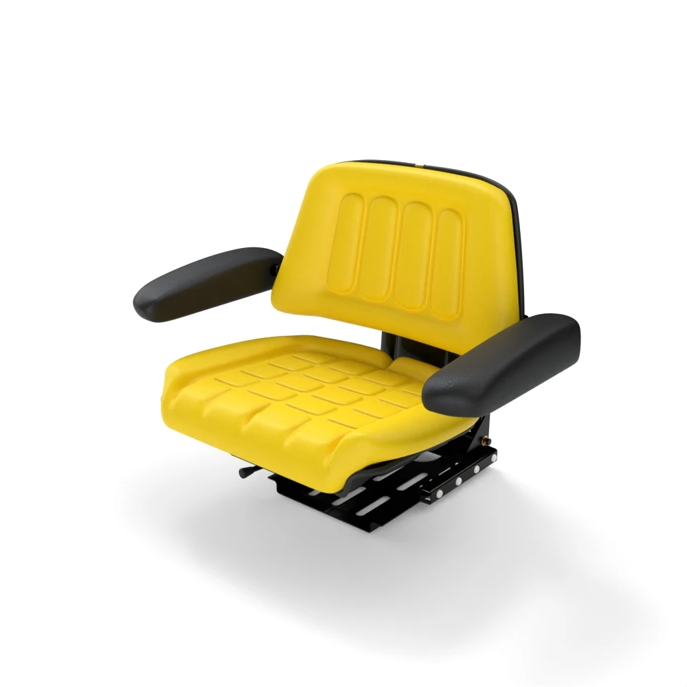 Unique Design Yellow Arm Rest Tractor Universal Seats for Combine Harvester and Tractors