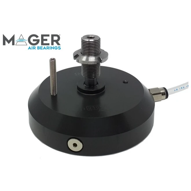 ORIGINAL OEM ITALIAN EXCELLENCE FLAT RECTANGULAR ALUMINUM AIR BEARING HPC2.6 DIA080x22 ALUMINUM COMPONENT FOR INDUSTRIES