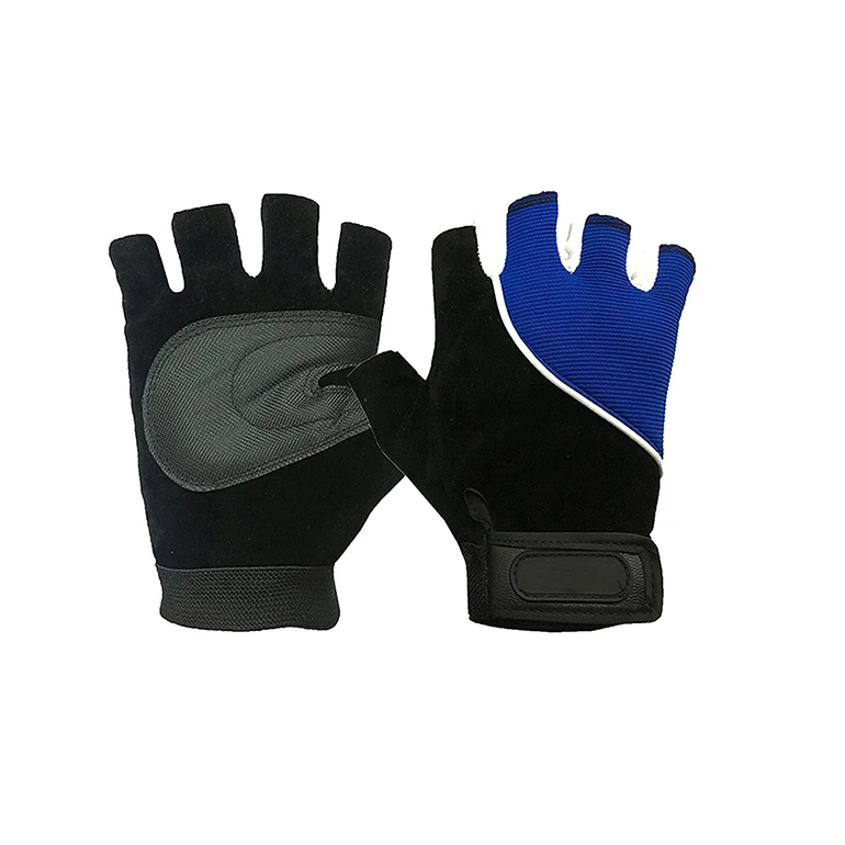 Fingerless Sports Cycling Gloves OEM Custom Anti Slip Shock Absorbing Lightweight Half Finger Cycling Bike Gloves