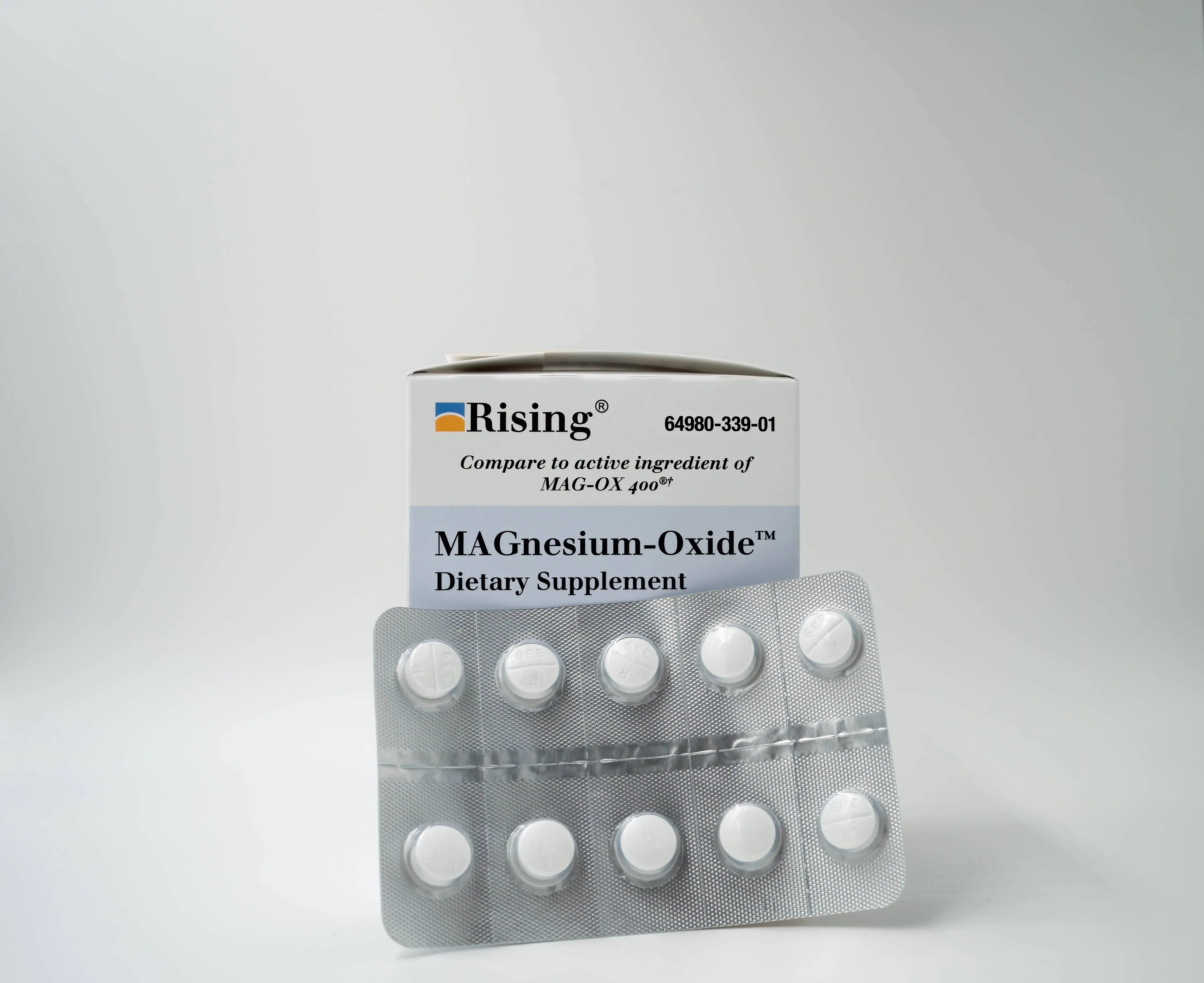 MAGnesium Oxide 400mg - Elemental Magnesium Dietary Supplement - 100 count Tablets