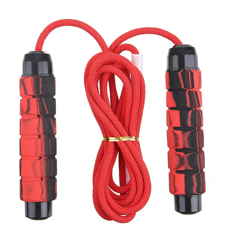 Heavy Adjustable Weighted Skipping Jump Rope Weapon Cable Foam Handle Home Gym Exercise for Boxing Training Skip Rope