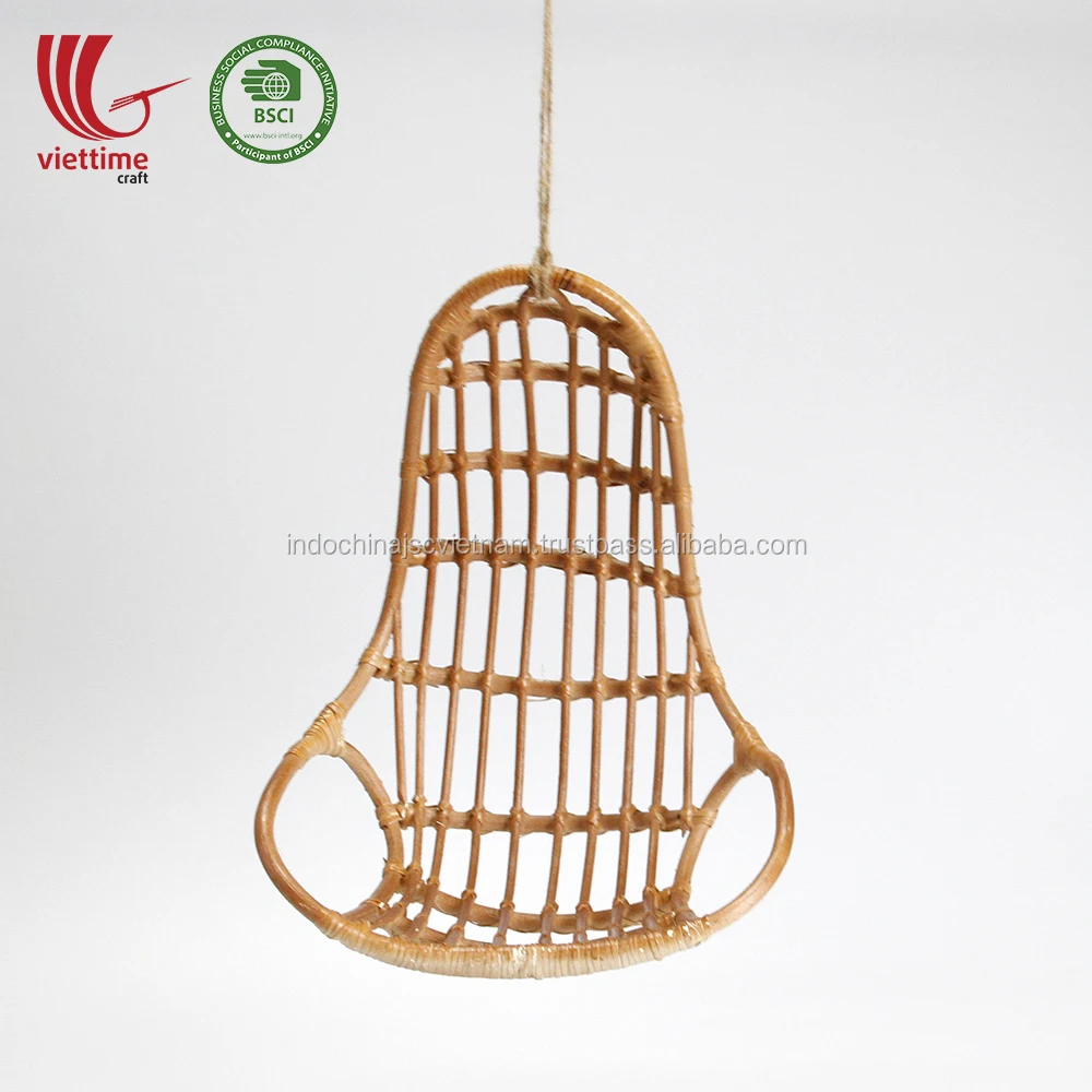 Mini Rattan Wicker Hanging Chairs, Vietnamese Rattan Dolls Furniture, Doll Chair Wholesale