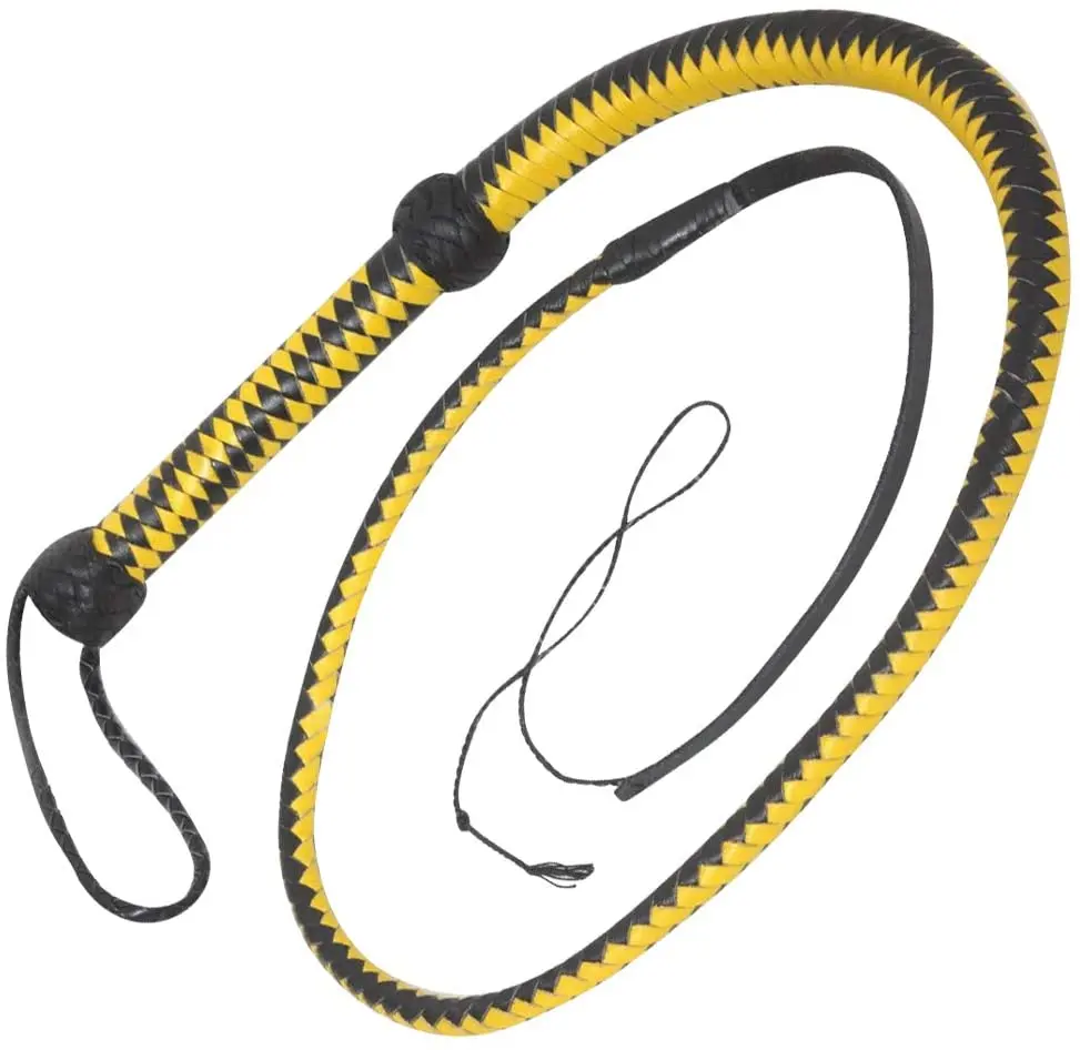 Durable Horse Riding Training Leather Whip Heavy Duty Fully Handmade Belly & Bolster Horse Whips by Standard International