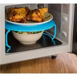 Multifunctional Plastic Microwave Heating Layered Steaming Tray Holder