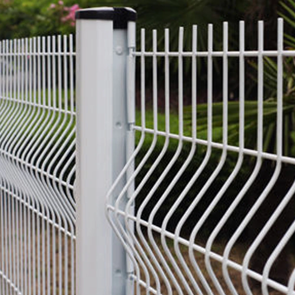 3D Curved Welded Wire Mesh Cheap Price Decorative Garden Border Fence For triangle Fence Panel