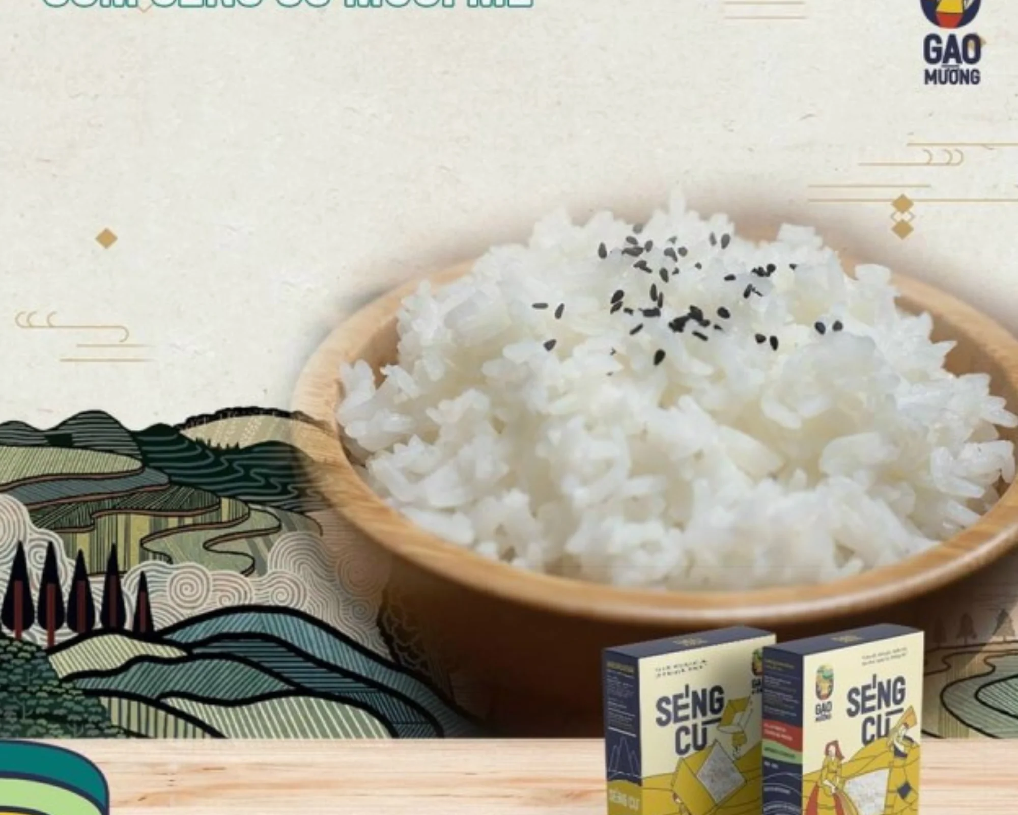 
High quality organic ST25 rice grown and produced in Vietnam 