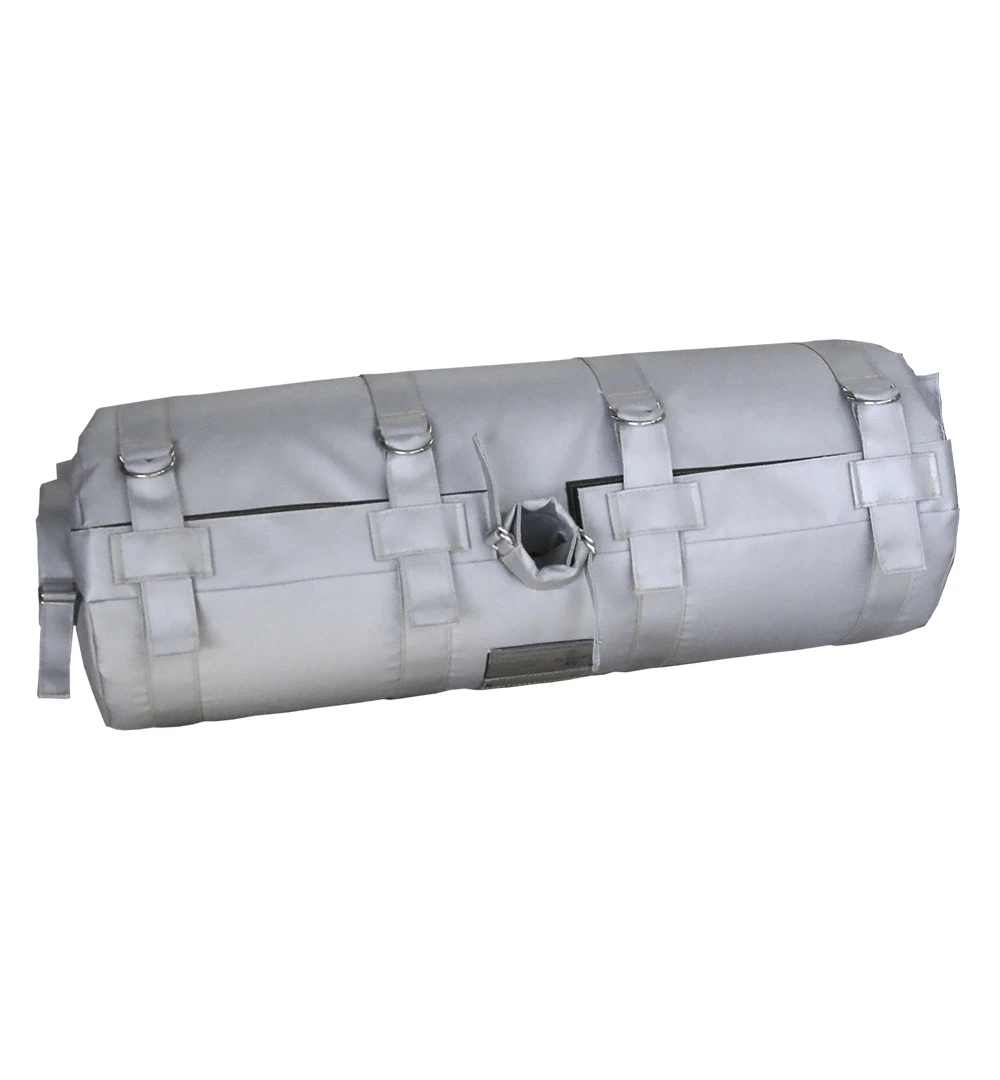 Industrial soft heat insulating casing for tube fittings, thermal insulation