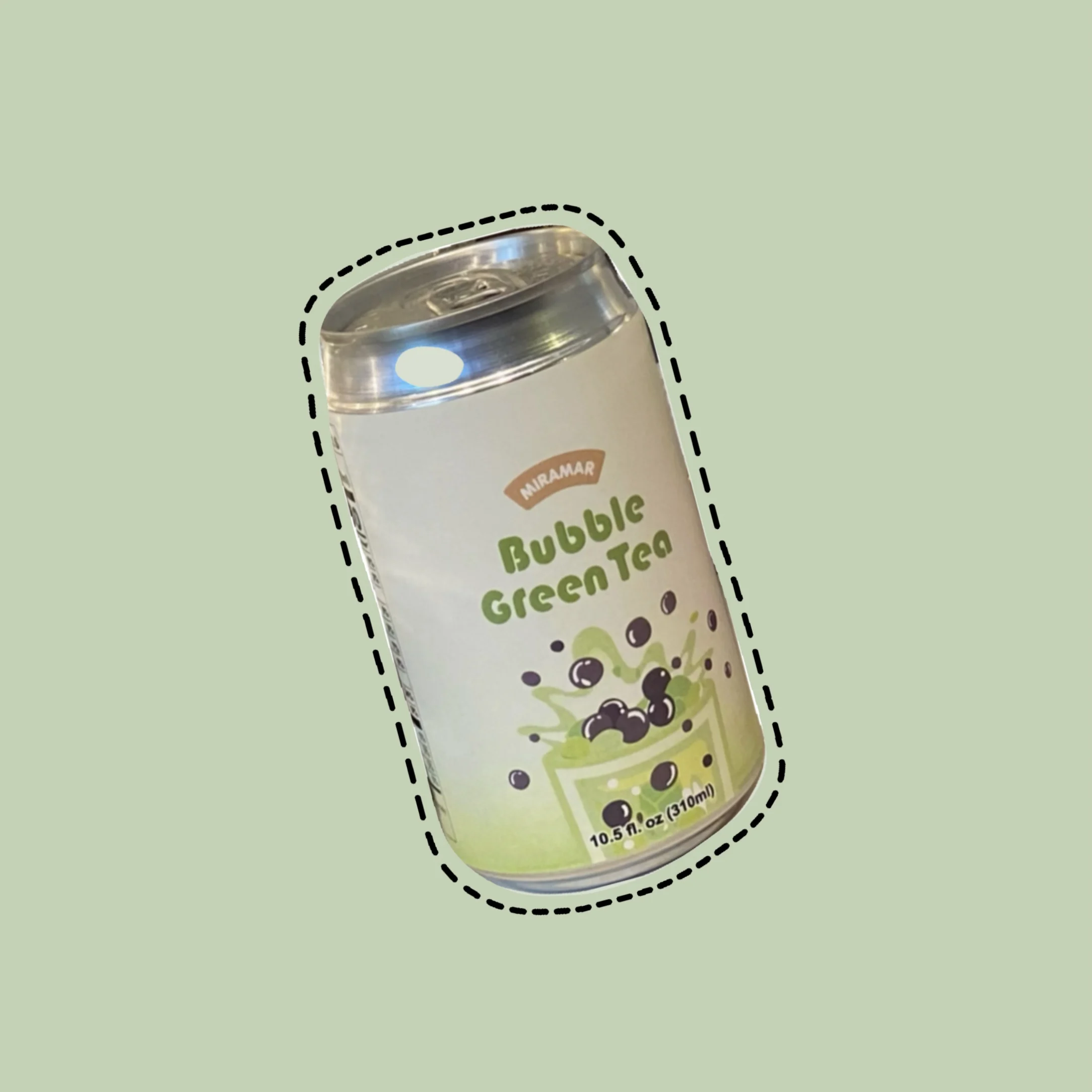 Сладкий тайваньский ледяной зеленый чай со сладким сахаром без вкуса boba