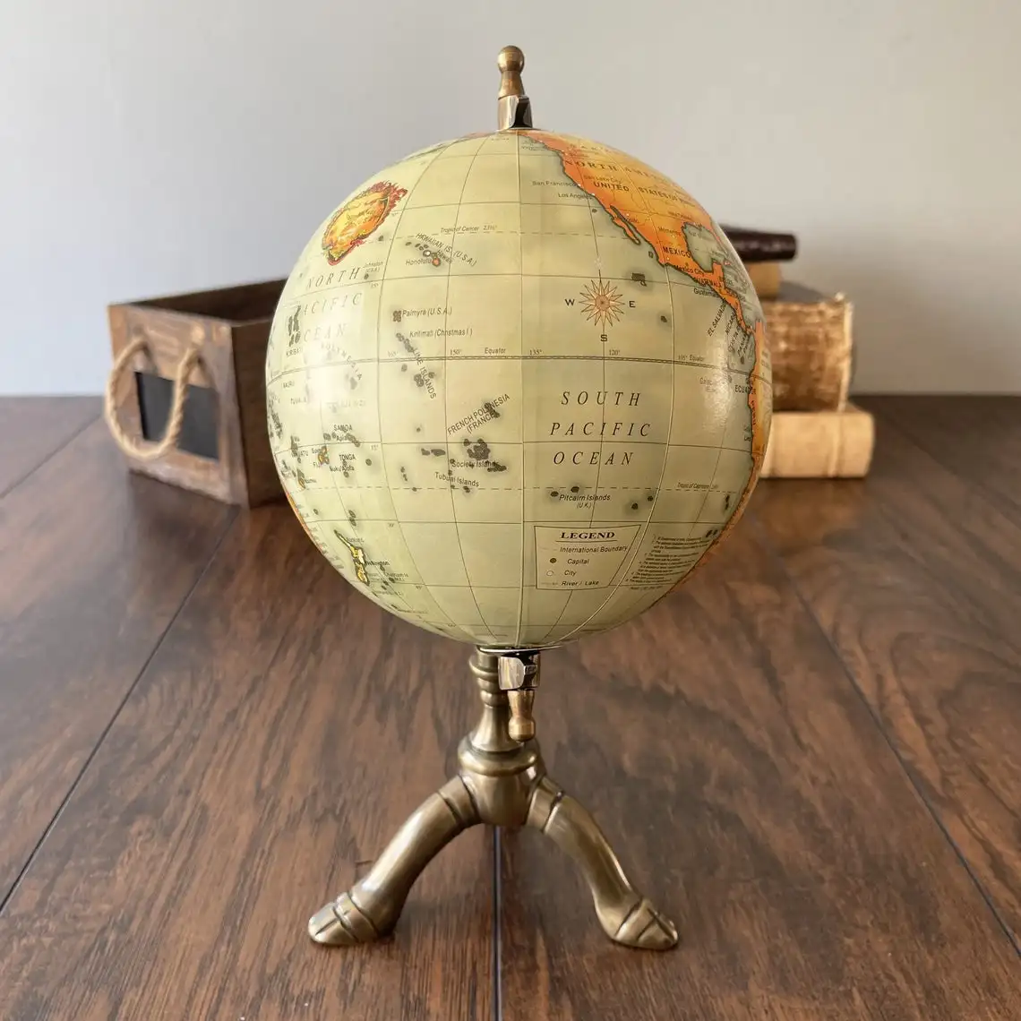 12' Antique Astrolabe Brass Sphere world Globe Collectible Nautical Home Decorative Collectible Item
