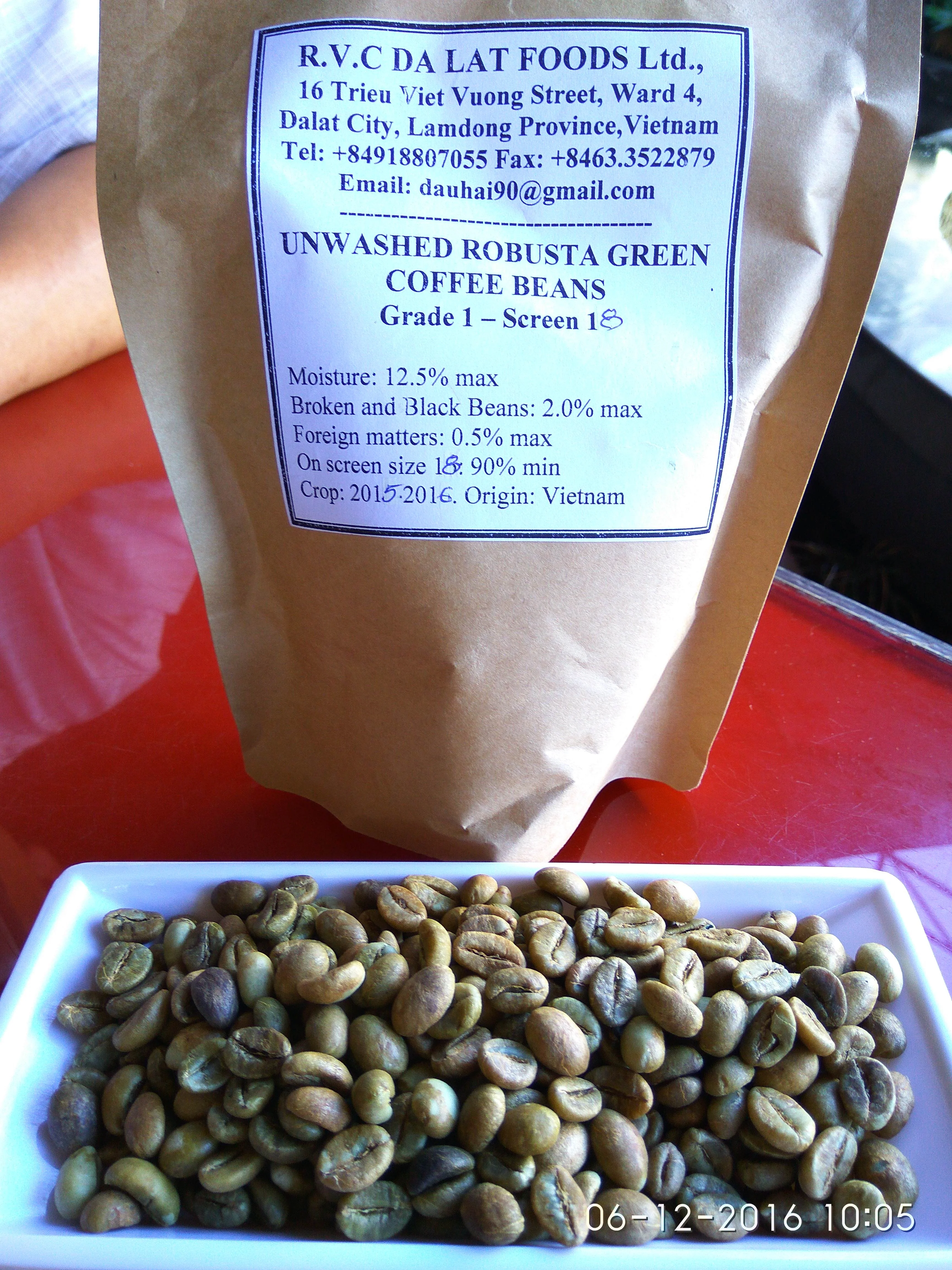
VietNam High Quality Arabica Green Coffee Bean Cheap Price 