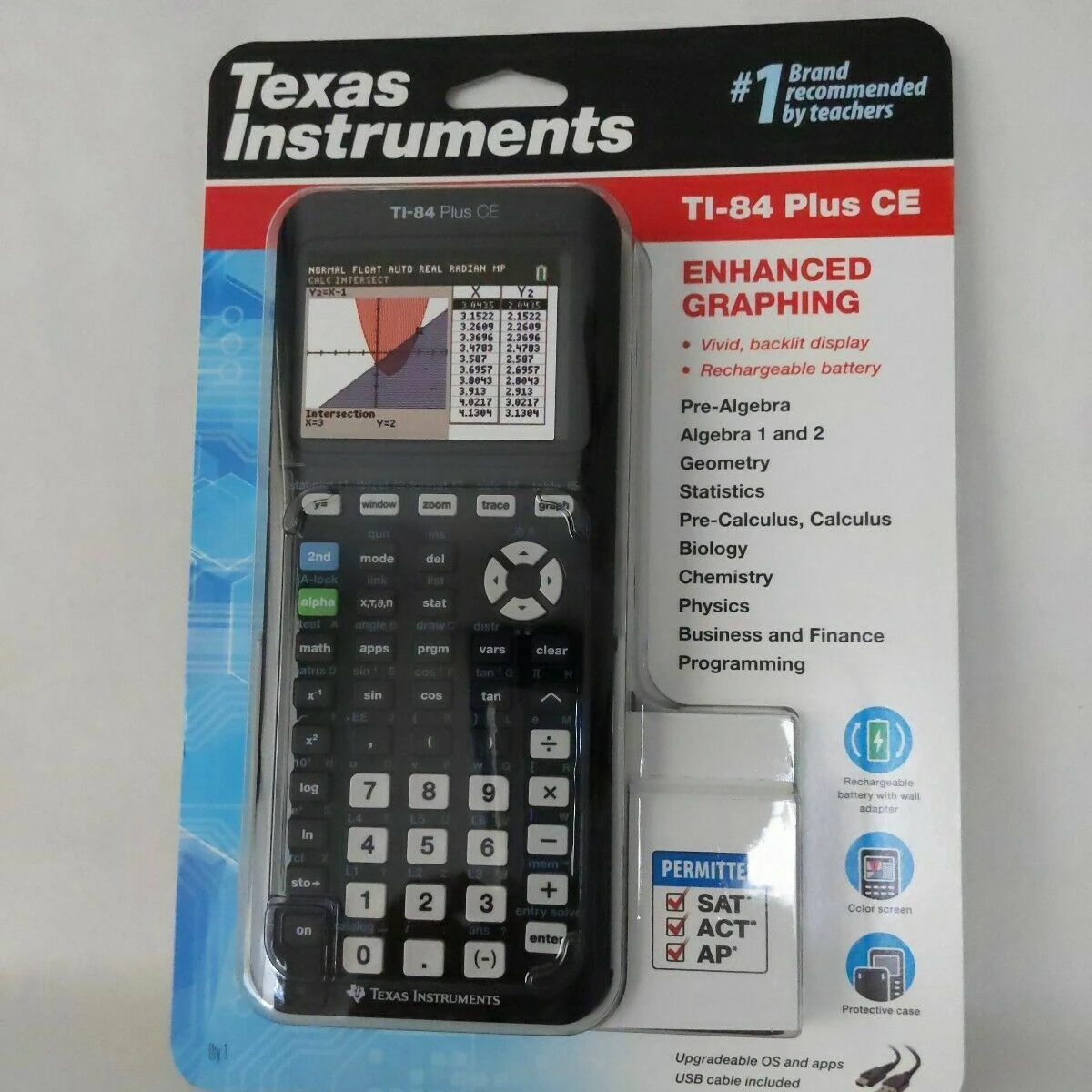 Лучшее предложение Бесплатная доставка Новый Техас инструменты TI-84 плюс CE Серебряная версия цветной графический калькулятор