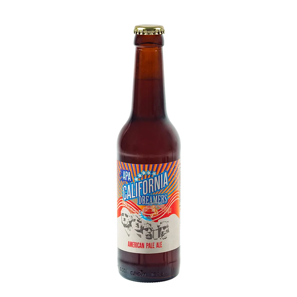 American High Quality APA Ale Wheat Craft Beer California Dreamers 0.33L in glass bottles for Bars Cafe Restaurants good price