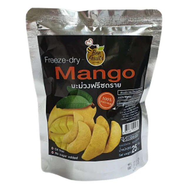 Премиум 100 мешков 25 г Замороженные сушеные манго здоровые закуски из Таиланда Лучшая цена Высокое качество 100% натуральные