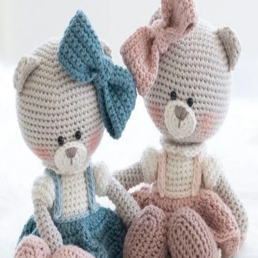 High quality Teddy bear Handicraft Amigurumi Vietnam Crochet toy for kids
