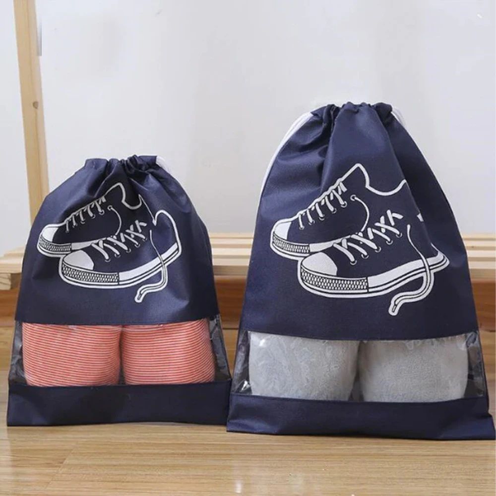 Best selling customized logo easy to use portable dust proof water resistant large capacity shoe bag