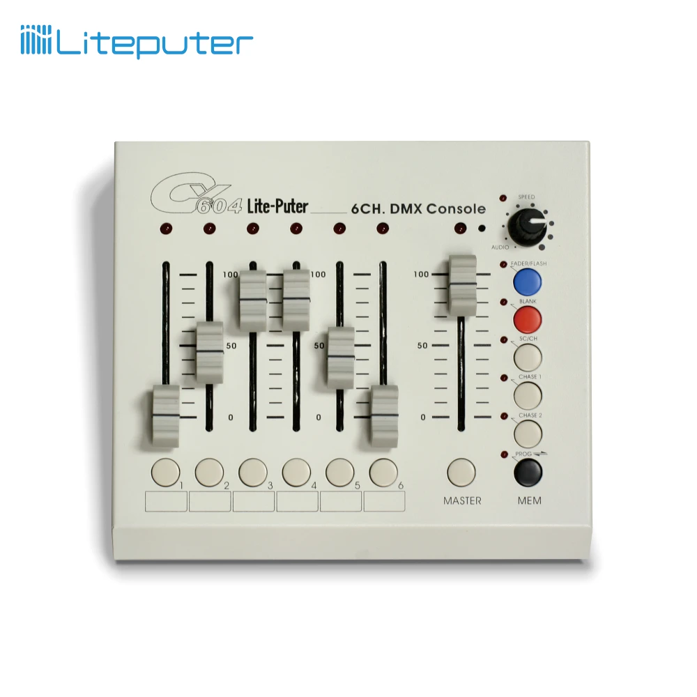 6CH DC12V 1A DMX-512/ 1990 сценического освещения консоли dmx контроллер