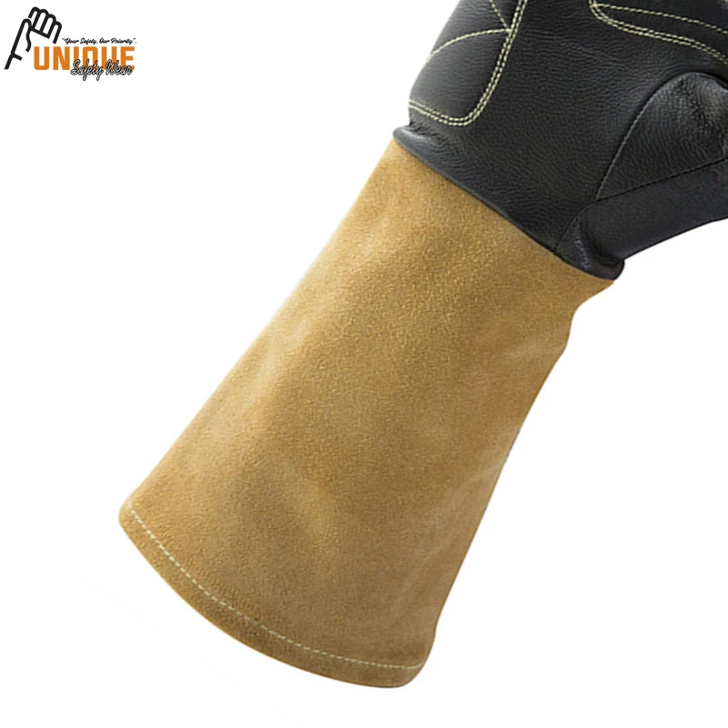  Высококачественные перчатки для сварки Tig из коровьей спилковой кожи мужчин оптовая продажа Перчатки хорошего качества