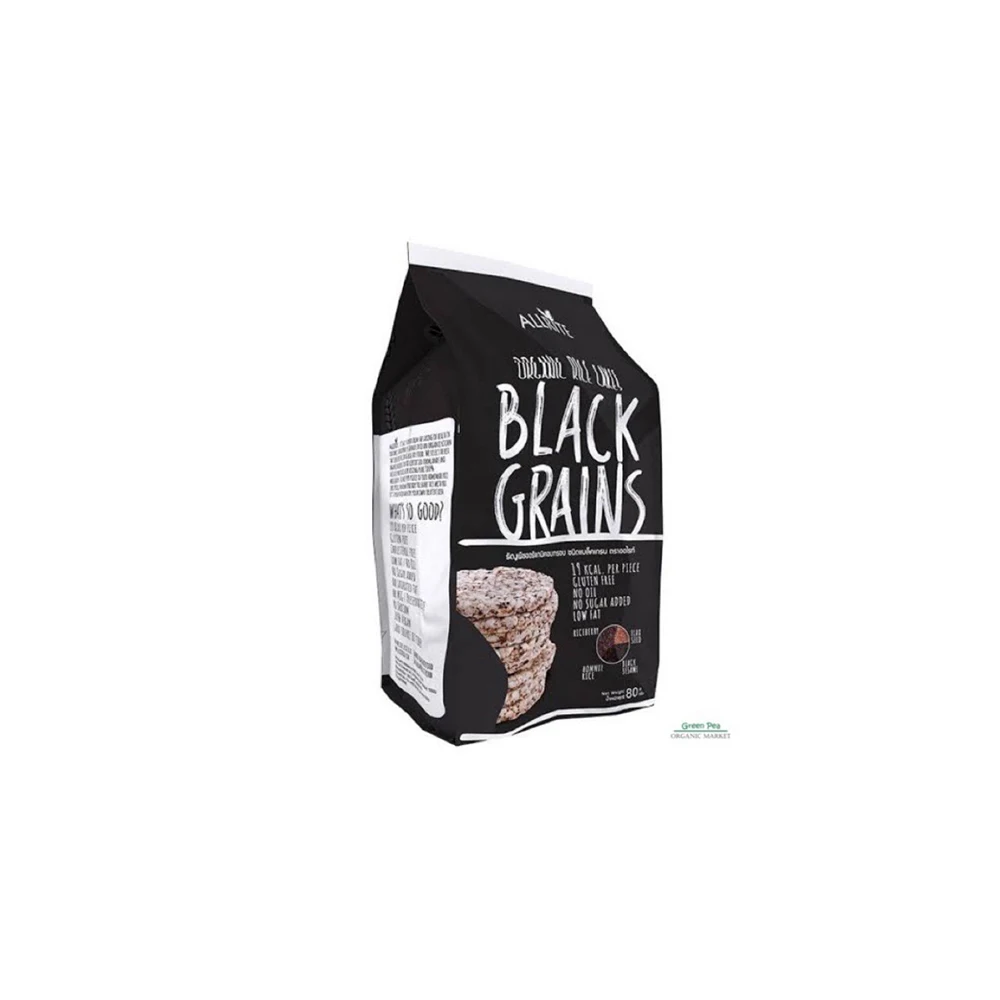 Allrite Organic Rice Cakes Black Grains From Thailand